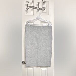 Express High Waisted Ribbed Pencil Skirt NWT